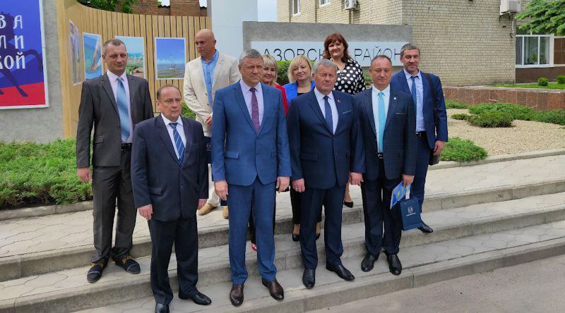 Офицальный визит делегации Могилевского района в Азовский район Ростовской области Российской Федерации