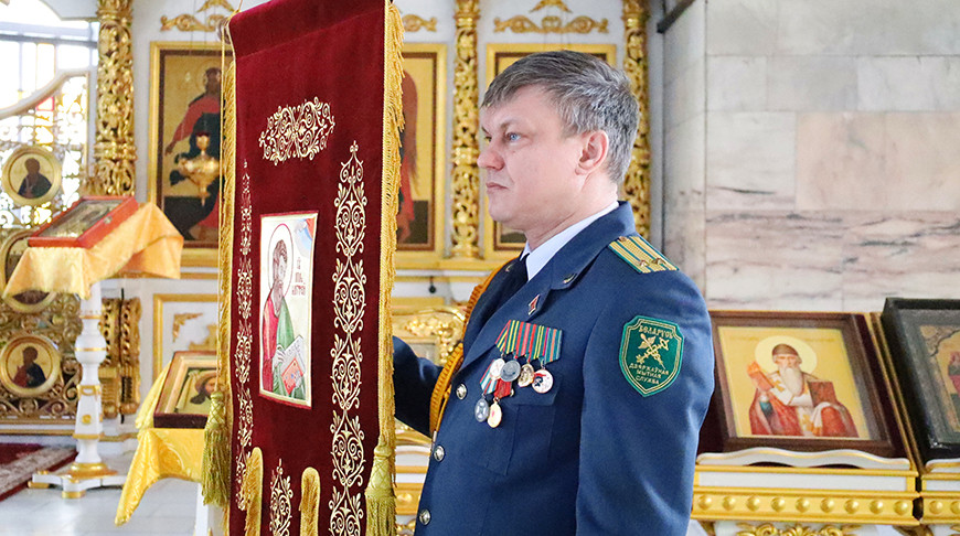 Духовное знамя апостола Матфея вручили Могилевской таможне