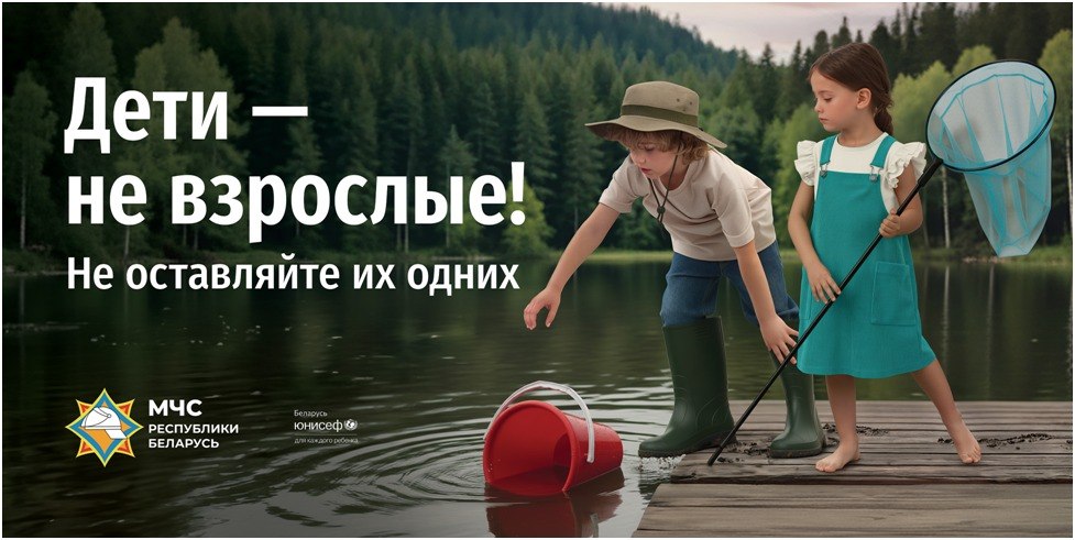 В рамках информационной кампании «Дети – не взрослые!» Могилевский районный отдел по чрезвычайным ситуациям напоминает о правилах безопасности на воде