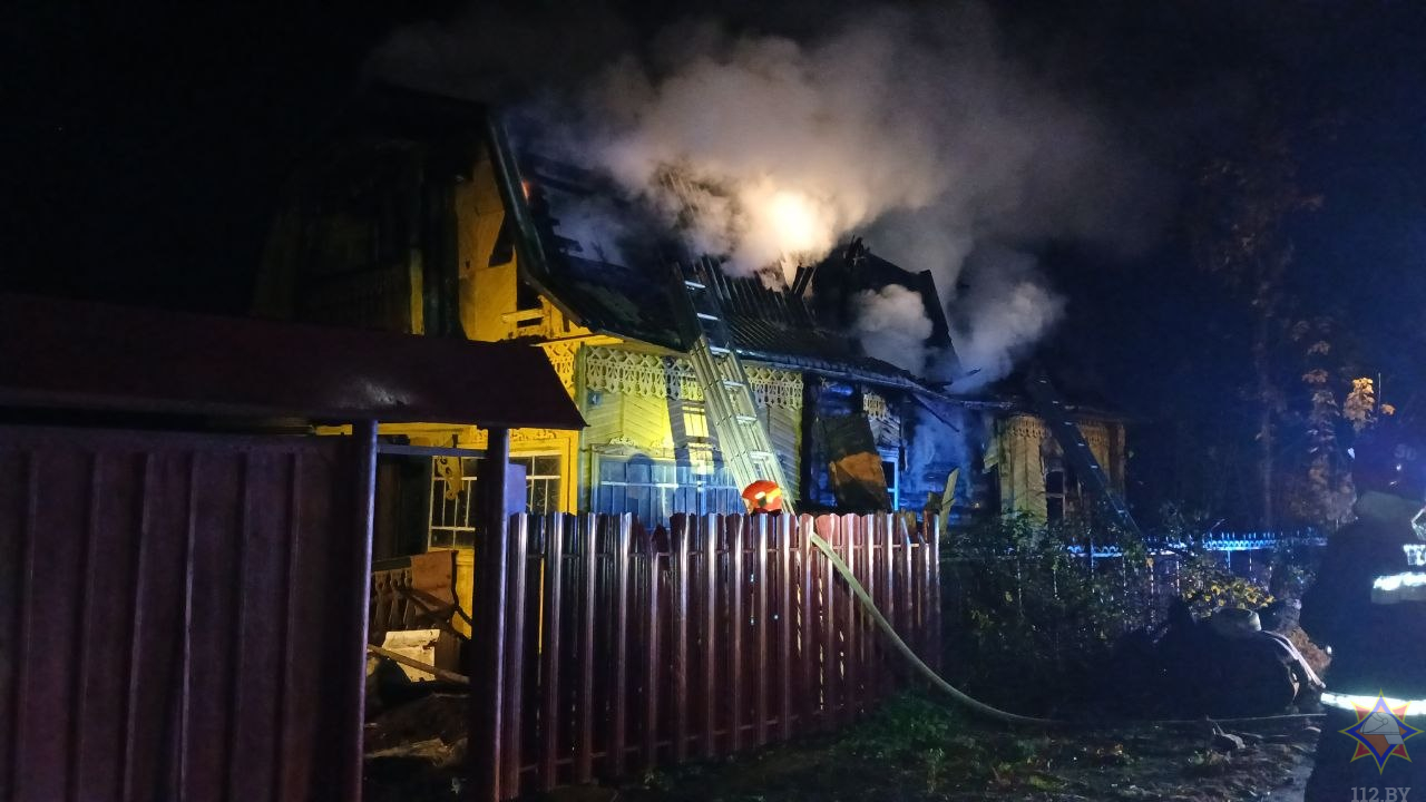 Ночью в деревне Фойно Могилёвского района горел жилой дом