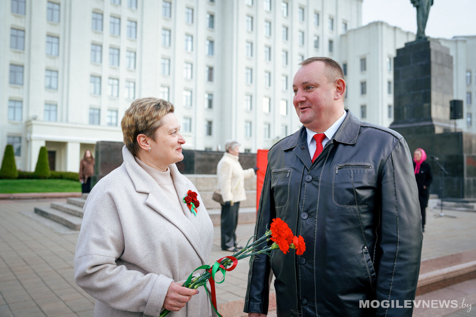 Митинг в Могилеве в 108-ю годовщину Октябрьской революции