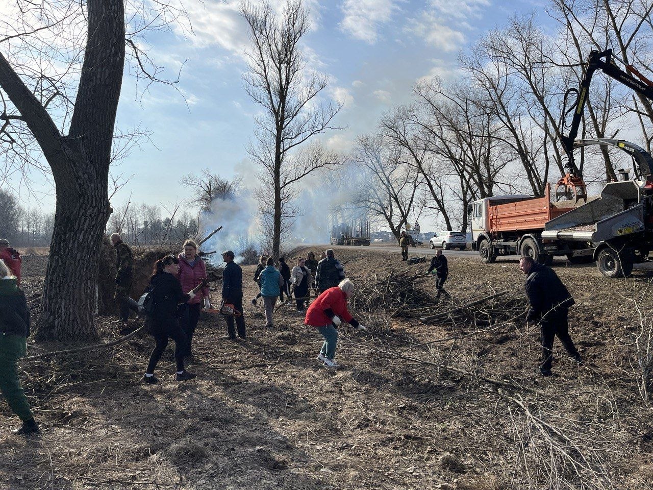Субботник прошел в Могилевском районе