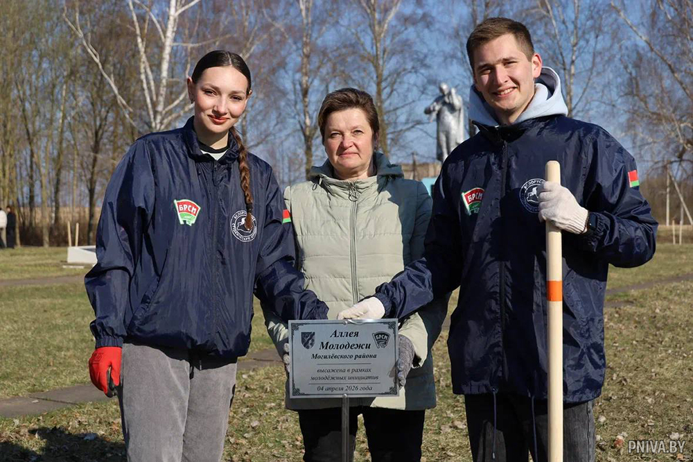 Аллею Молодежи заложили в агрогородке Полыковичи