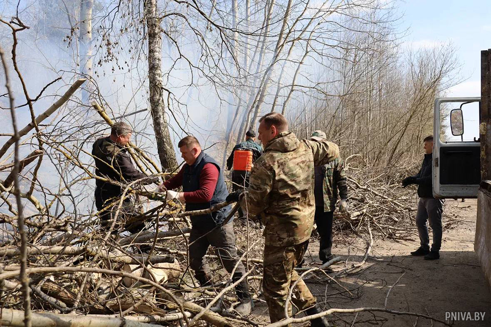 В Могилевском районе субботники идут полным ходом