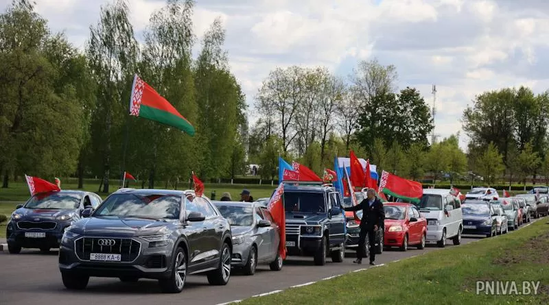Автопробег в честь 80-летия Победы в Могилевском районе