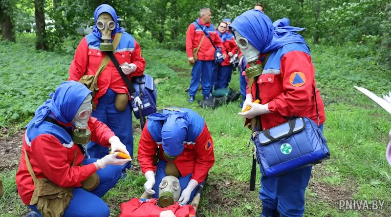 Соревнования санитарных дружин в Могилевском районе
