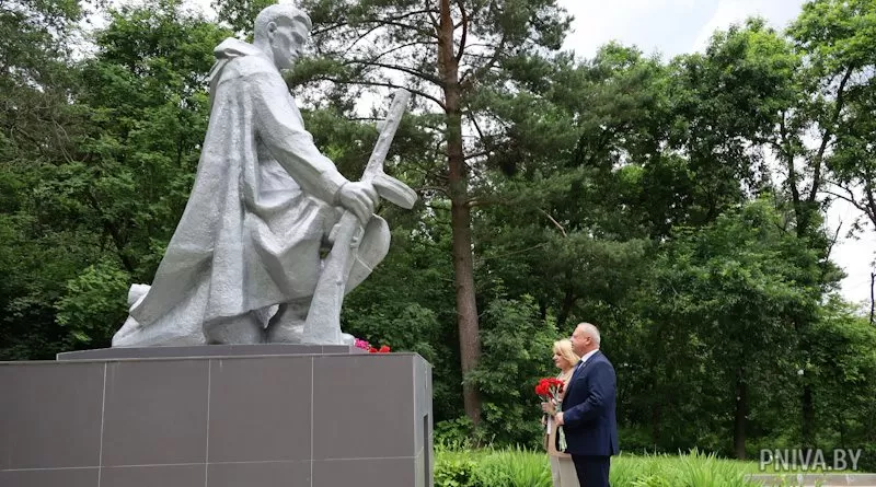 Митинг ко Дню освобождения Могилевского района в Полыковичах